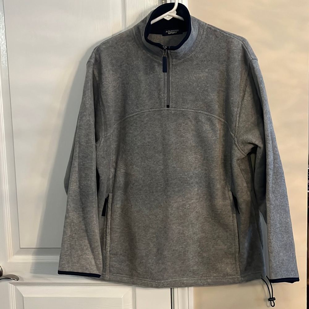 Mens gray pullover sweater